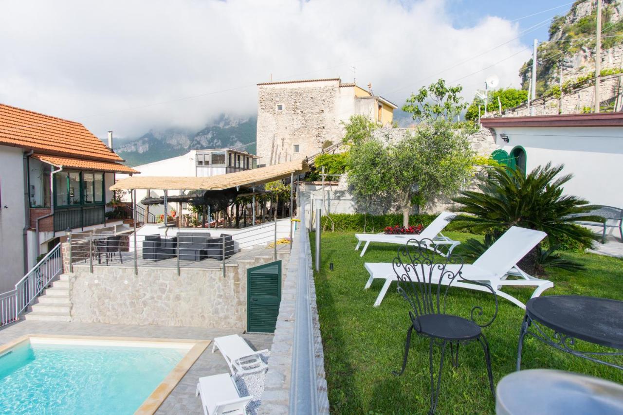 Lo Smeraldo Private Pool Villa Ravello By Elodeagroup สกาลา ภายนอก รูปภาพ